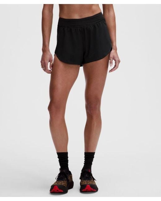 lululemon athletica Brown Fast And Free High-Rise Classic-Fit Split Short 3"