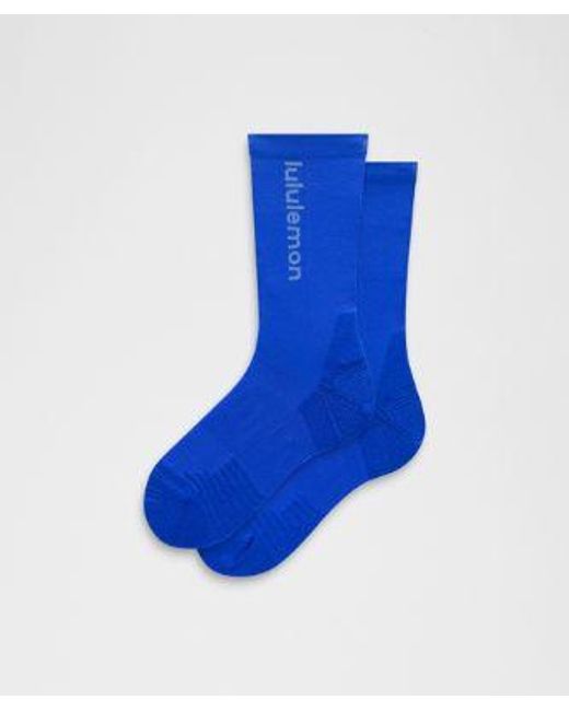 lululemon athletica Blue Power Stride Cushion Crew Socks