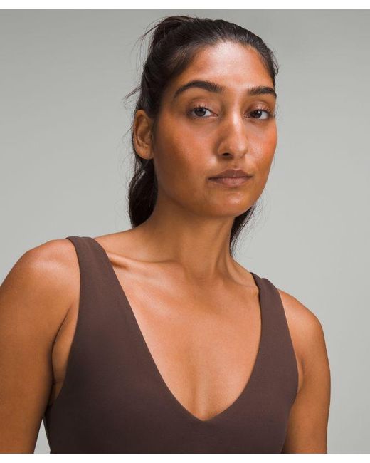 lululemon athletica Brown Align V-Neck Bra Light Support, A/B Cup