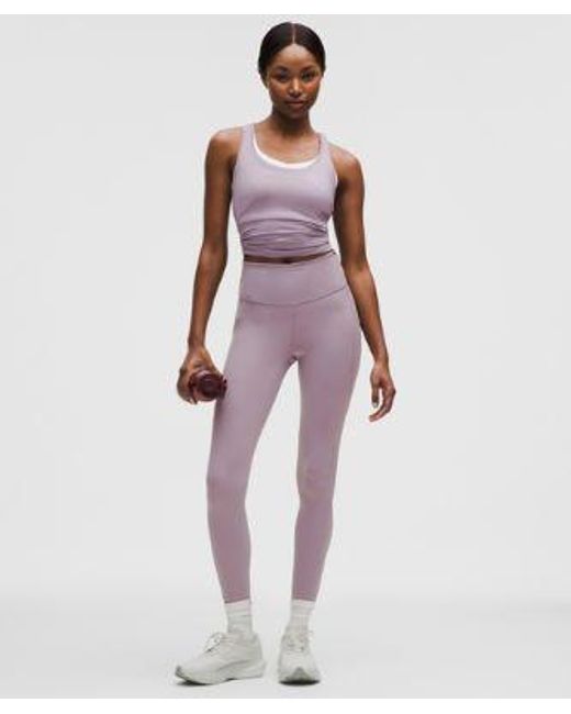 lululemon athletica Red – Fast And Free High-Rise Tight Leggings 5 Pocket – 25" – /Pastel – Size 4