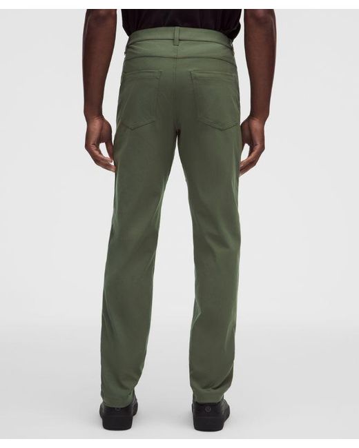 lululemon athletica Black Abc Classic-Fit 5 Pocket Pant 30L for men