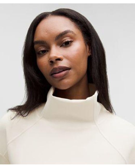 lululemon athletica Natural – Brushed Softstreme Funnel Neck – –