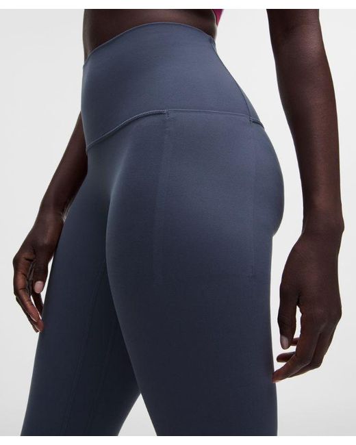 lululemon athletica Blue Align No Line High-Rise Pant With Pockets 25"
