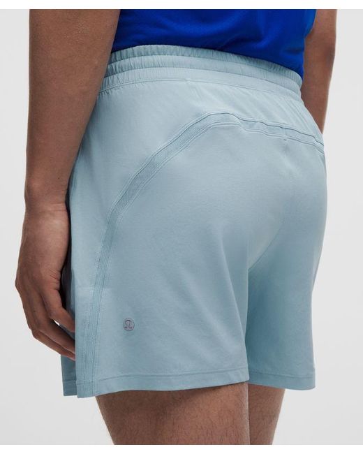 lululemon athletica Blue – Pace Breaker Linerless Shorts – 5" – – Size Large for men