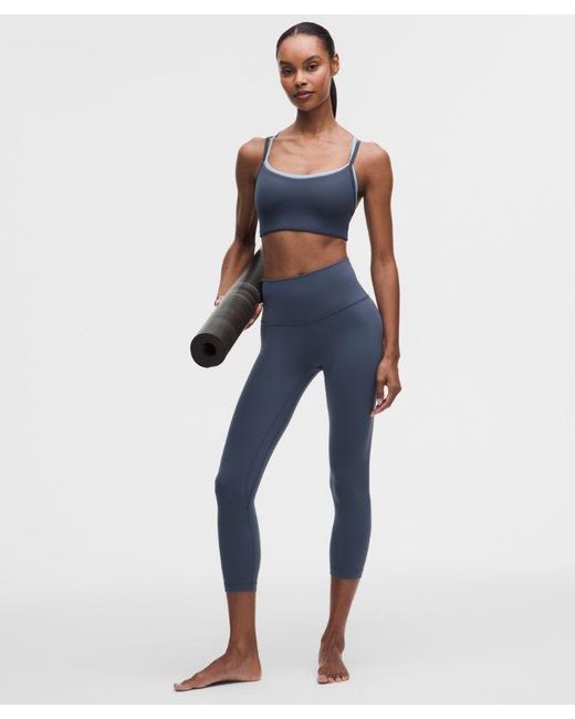 lululemon athletica Blue – Align High-Rise Crop Leggings – 23" – – Size 4