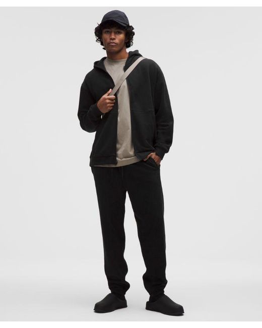 lululemon athletica Black Steady State Full-Zip Hoodie for men