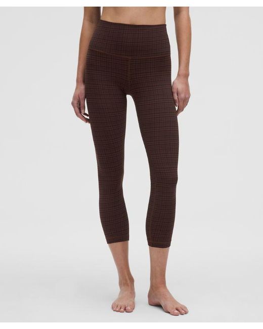 lululemon athletica Red – Align High-Rise Crop Leggings – 23" – – Size 4