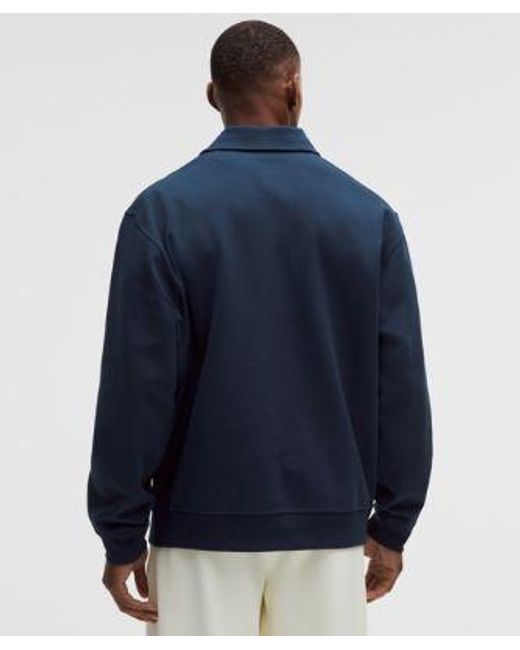 lululemon athletica Blue Grand Standard Long-Sleeve Polo for men