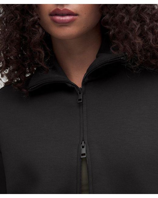 lululemon athletica Black – Smooth Spacer Oversized Full Zip Hoodie – – Size Large