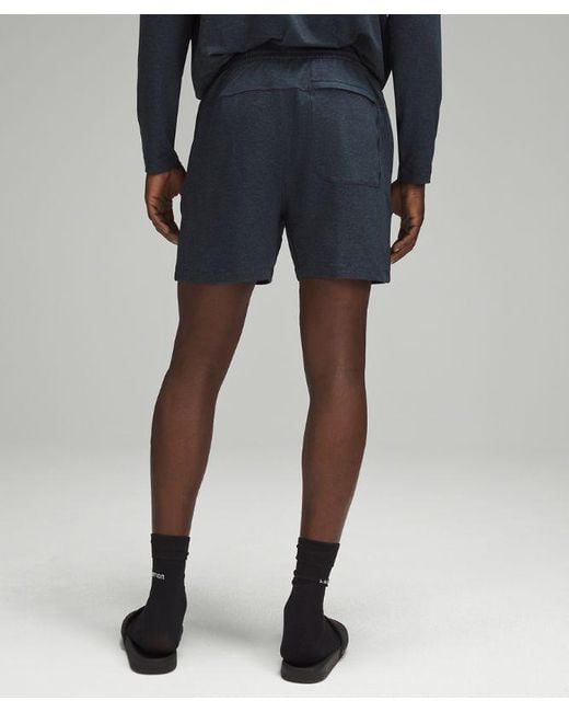 lululemon athletica Blue Soft Jersey Shorts 5" for men