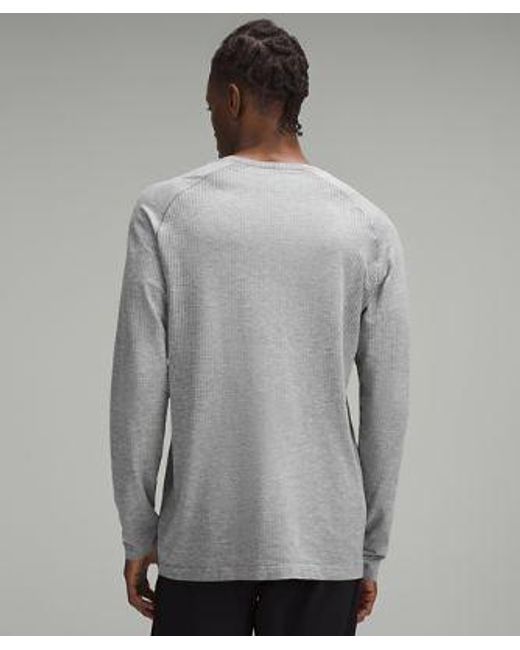 lululemon athletica Gray – Metal Vent Tech Long-Sleeve Shirt – / – for men