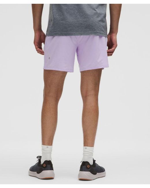 lululemon athletica Blue Pace Breaker Linerless Short 7" for men