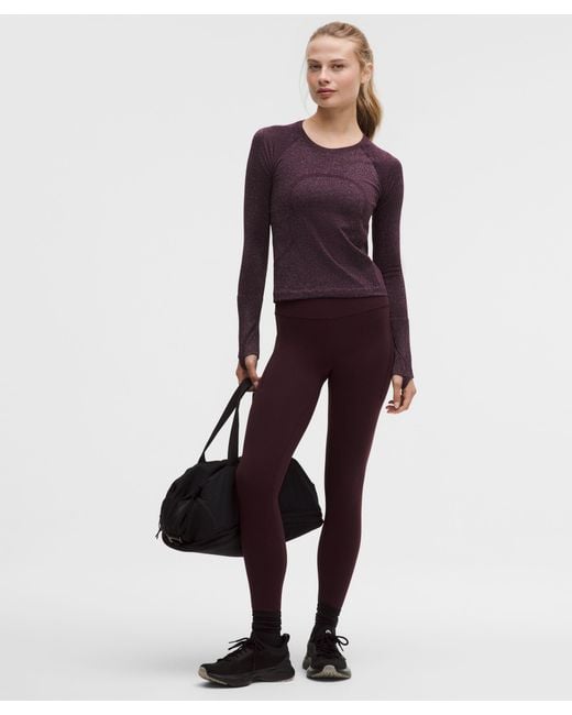 lululemon athletica Purple Swiftly Tech Long-Sleeve Shirt 2.Waist Length