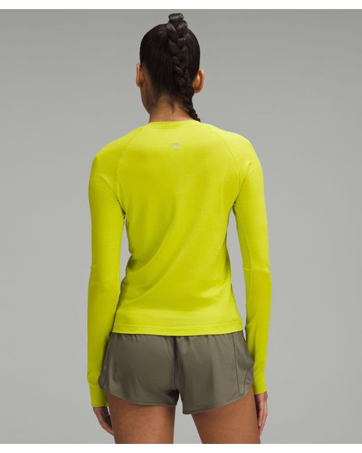 lululemon athletica Yellow Swiftly Tech Long-sleeve Shirt 2.0 Race Length