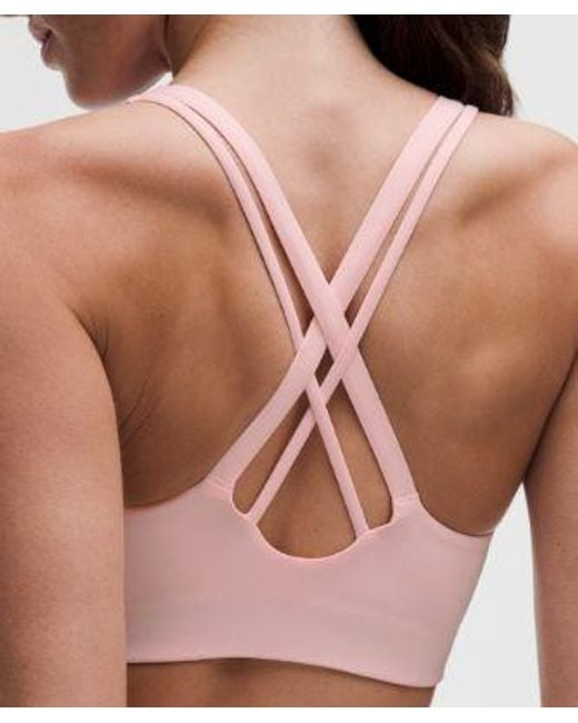 lululemon athletica White – Energy Sports Bra Medium Support, B-D Cups Evolve – – Size Large