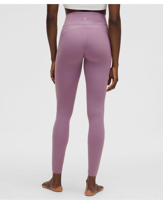 lululemon athletica Purple Groove High-Rise Ribbed Panel Tight 28"