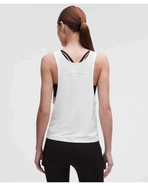 lululemon athletica White – Lightweight Classic-Fit Running Singlet – – Size Large