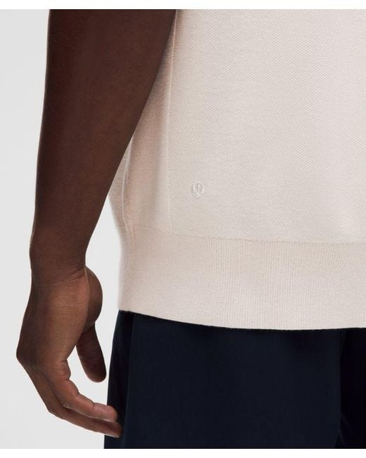 lululemon athletica Natural – Knit V-Neck Golf Vest Golf – – Size Large for men