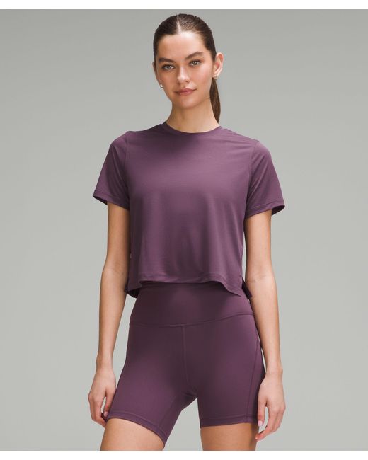 lululemon athletica Purple Ultralight Waist-length T-shirt