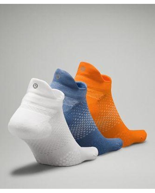 lululemon athletica Blue – Macropillow Tab Running Socks Medium Cushioning 3 Pack – // – for men