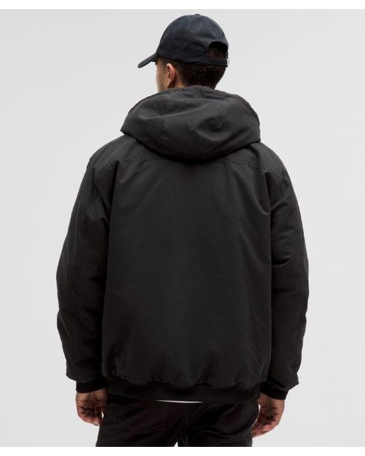 lululemon athletica Black – Reversible Insulated Hoodie – – Size Large for men