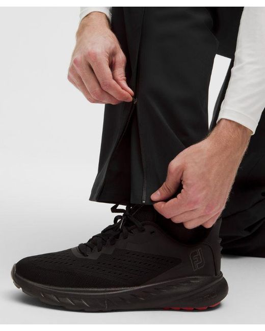 lululemon athletica Black Waterproof Golf Pant for men