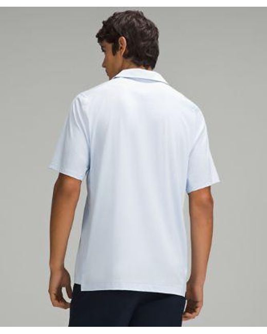 lululemon athletica White – Logo Sport Polo Short-Sleeve – /Pastel – for men