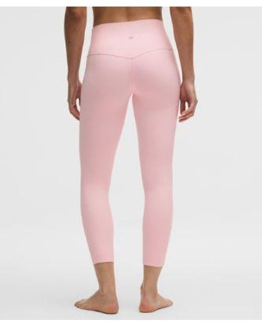 lululemon athletica Pink Align No Line High-Rise Pant 25"