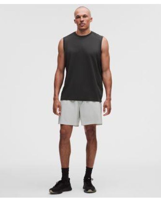 lululemon athletica Black Metal Vent Tech Relaxed-Fit Sleeveless Shirt for men