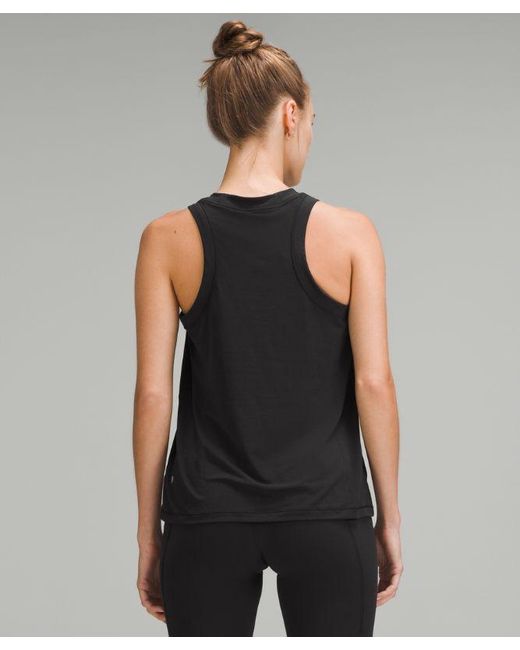 lululemon athletica Black Soft Jersey Training Tank Top