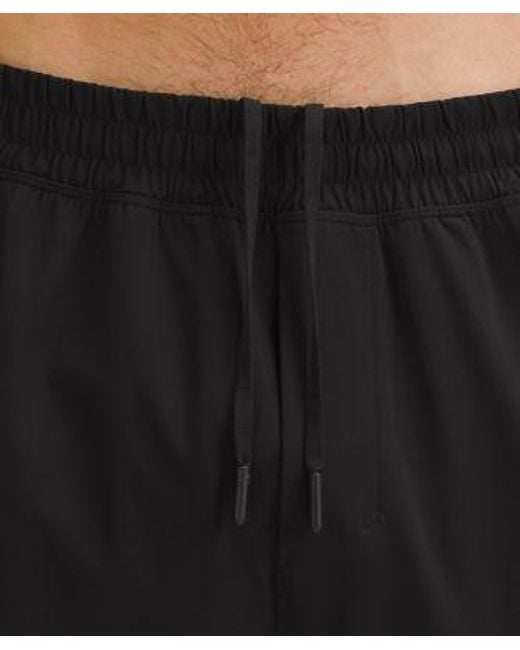 lululemon athletica Black Pace Breaker Pants Shorter for men