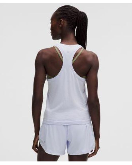 lululemon athletica White – Swiftly Tech Racerback Tank Top 2.4 Waist Length – – Size 4