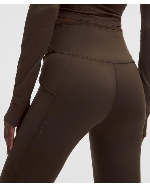 lululemon athletica White – Fast And Free High-Rise Tight Leggings 5 Pocket – 25" – – Size 4