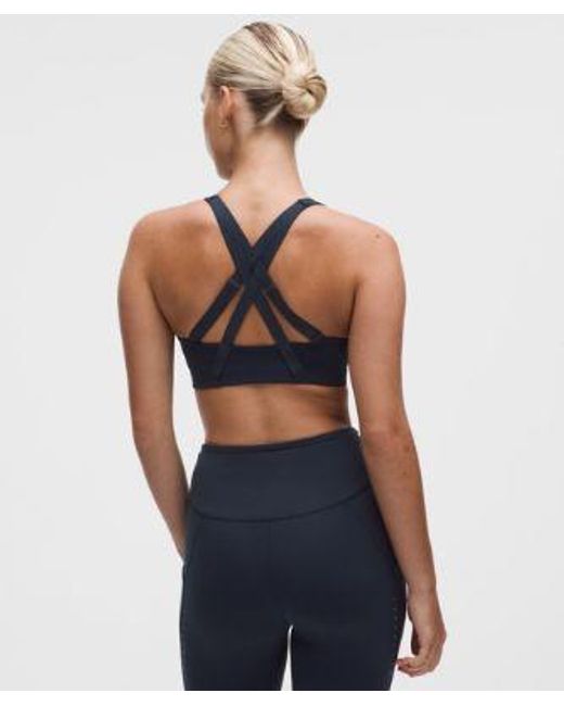 lululemon athletica White – Energy Zip-Front Sports Bra High-Support, B–G Cups – – Size 10