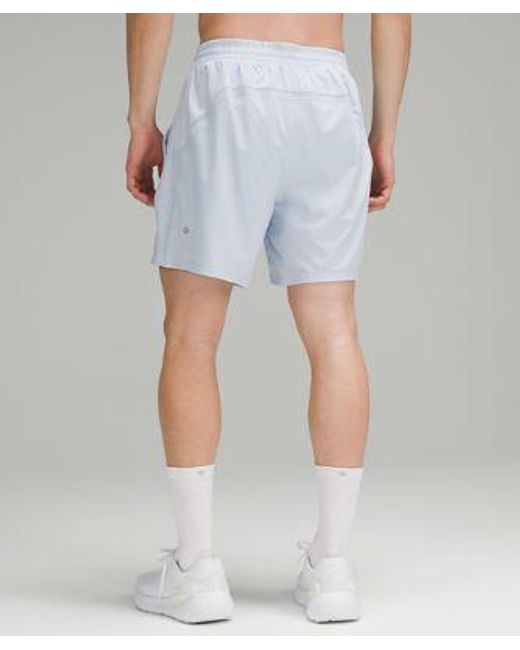 lululemon athletica Blue Pace Breaker Lined Shorts 7" for men