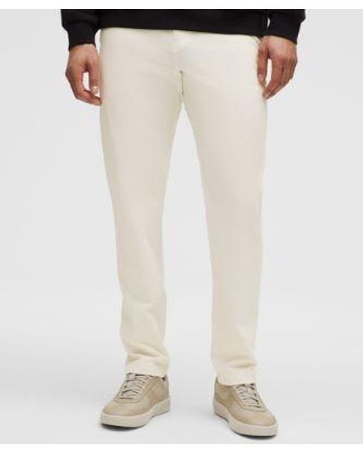 lululemon athletica White Abc Classic-Fit Trouser 34L for men