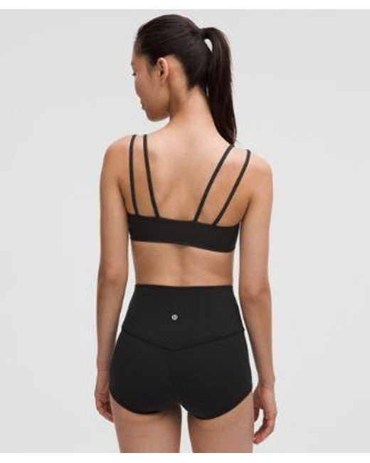 lululemon athletica Gray – Like A Cloud Ribbed Sports Bra Light Support, B/C Cup – – Size 14