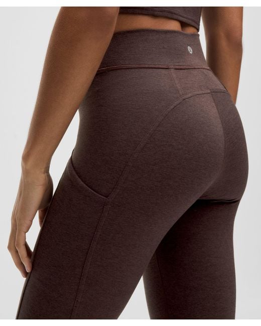 lululemon athletica Brown Softy Suedey High-Rise Tight 28"