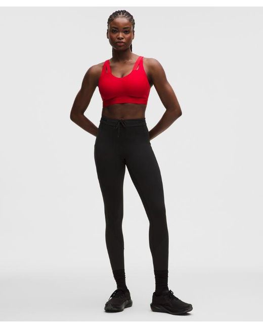 lululemon athletica Red – Fast And Free High-Rise Tight Leggings – 25" – – Size 4