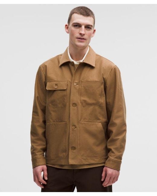 lululemon athletica Brown Utilitech Twill Chore Coat for men