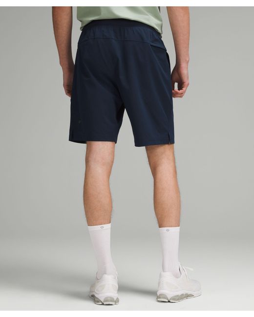 lululemon athletica Blue Zeroed In Linerless Shorts 9" for men