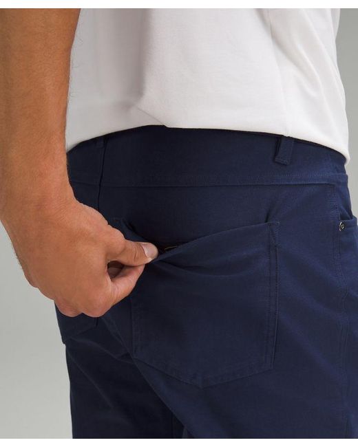 lululemon athletica Blue Abc Slim-fit 5 Pocket Pants 34"l Utilitech for men