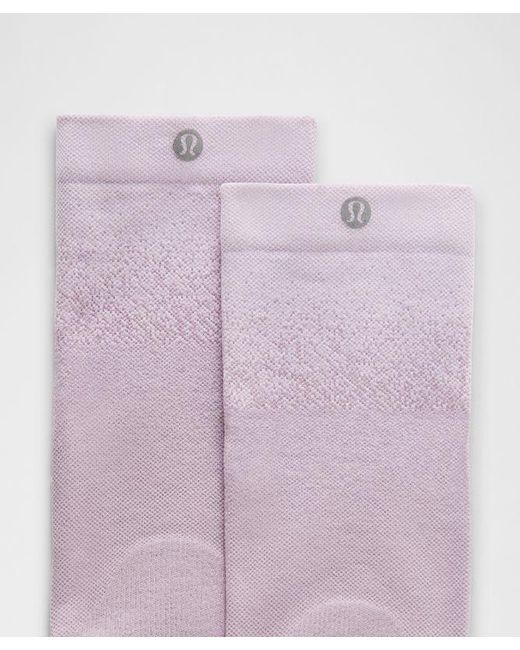 lululemon athletica Purple – Power Stride Crew Socks Ombre – /Pastel – Size Large