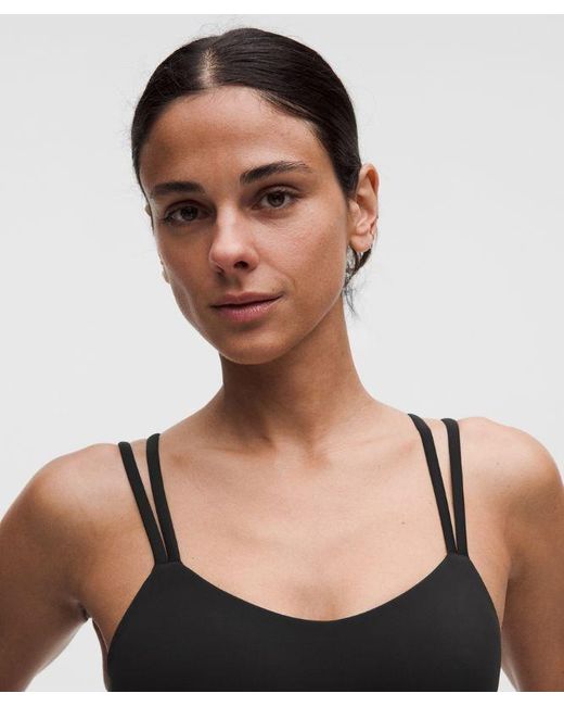 lululemon athletica Black – Like A Cloud Sports Bra Light Support, B/C Cup – – Size 14
