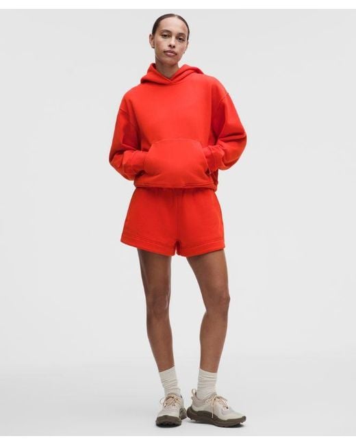 lululemon athletica Red – Steady State Hoodie – – Size Large