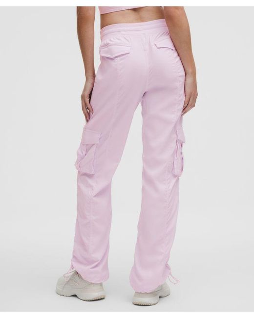 lululemon athletica Pink Dance Studio Relaxed-Fit Mid-Rise Cargo Pant