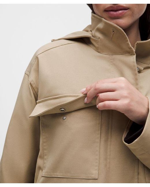lululemon athletica Natural – Dryfield Utility Jacket – Color Khaki – Size Large