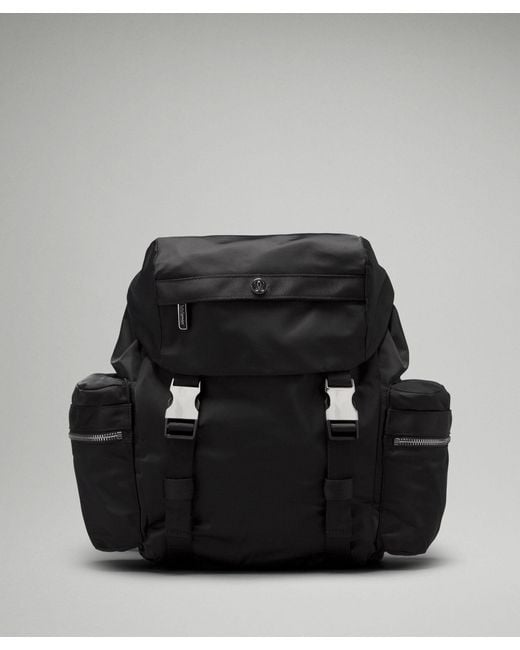 lululemon Wunderlust Backpack 14L ブラック Lululemon Wunderlust Backpack 14L Grey Sage/Black - Brand