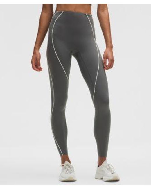 lululemon athletica White – Ultralu Contour-Seam High-Rise Tight Leggings – – Size 4