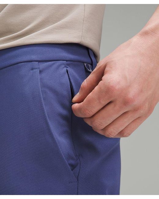 lululemon athletica Blue Abc Classic-fit Trousers 37"l Warpstreme for men